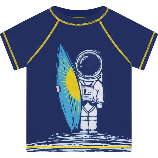 Boys Astronaut Surfer Swim Set, Blue - Rash Guards - 3