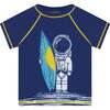 Boys Astronaut Surfer Swim Set, Blue - Rash Guards - 3