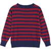 Boys Moose Graphic Sweater, Red - Sweaters - 2