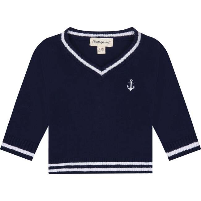 Anchors Away Sweater Vest Set, Navy - Mixed Apparel Set - 3