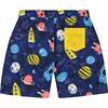 Boys Astronaut Surfer Swim Set, Blue - Rash Guards - 6
