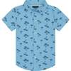 Boys 3-Piece Buttondown Set, Light Blue - Mixed Apparel Set - 4