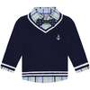 Anchors Away Sweater Vest Set, Navy - Mixed Apparel Set - 5 - thumbnail