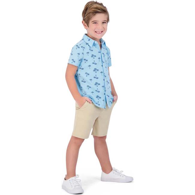 Boys 3-Piece Buttondown Set, Light Blue - Mixed Apparel Set - 6