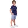 Boys 3-Piece Buttondown Set, Navy - Mixed Apparel Set - 7