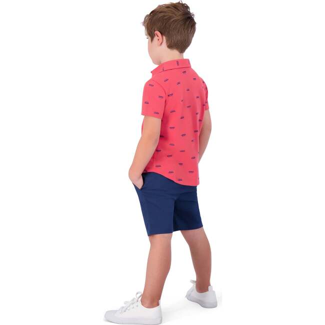 Boys 3-Piece Buttondown Set, Red - Mixed Apparel Set - 7