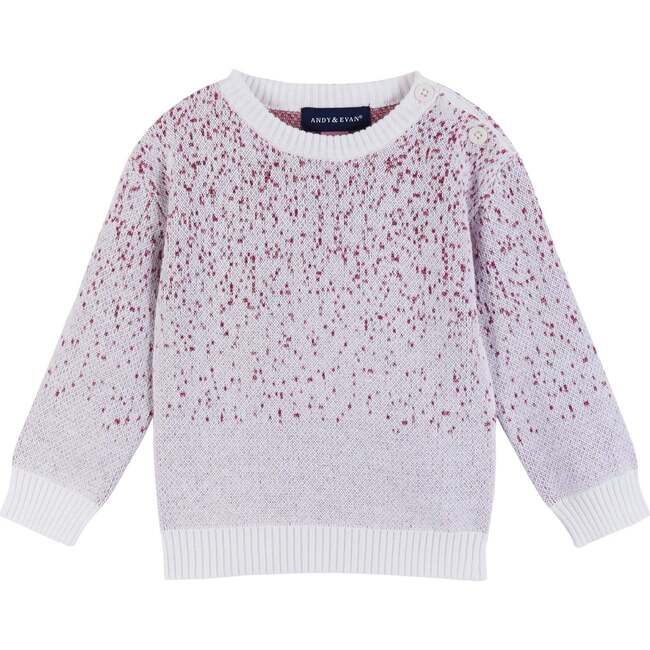 Baby Pink Girls Ombre Sweater Set, Pink - Mixed Apparel Set - 3
