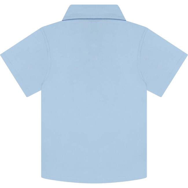 Baby Buttondown And Overall Set, Light Blue - Mixed Apparel Set - 6