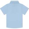 Baby Buttondown And Overall Set, Light Blue - Mixed Apparel Set - 6