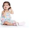 Baby Girls Tropical Ruffle Dress Set, Pink - Mixed Apparel Set - 3