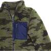 Boys Camo Sherpa Jacket, Green - Jackets - 5 - thumbnail