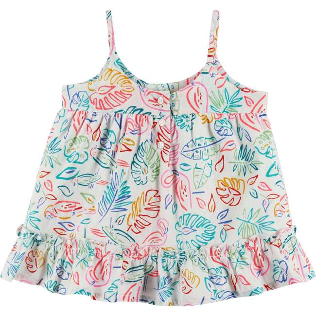 Baby Girls Tropical Ruffle Dress Set, Pink - Mixed Apparel Set - 5
