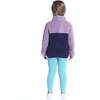 Girls Purple Sherpa Pocket Jacket, Purple - Jackets - 3