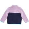 Girls Purple Sherpa Pocket Jacket, Purple - Jackets - 5