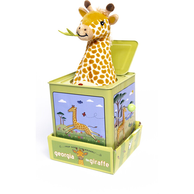 Giraffe Jack-in-the-Box - Woodens - 1