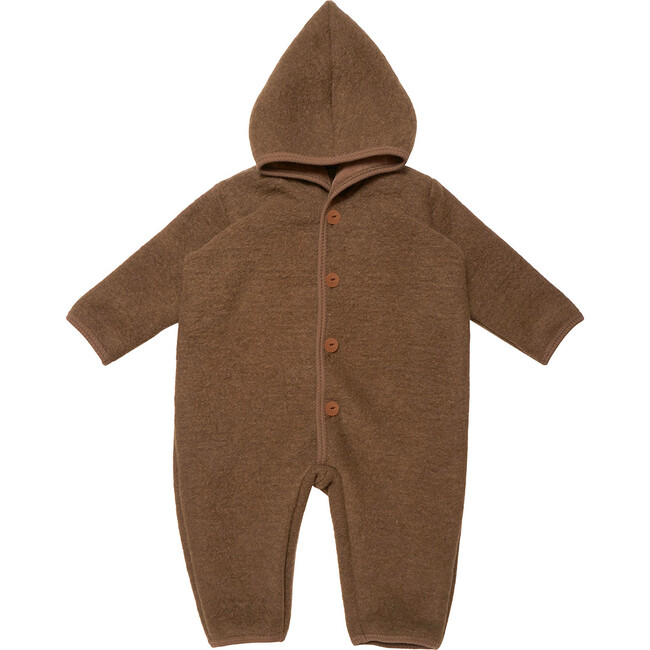 Pooh Double Layer Baby Suit In Wool With Cotton On The Inside, Mole