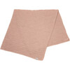 Waves Baby Blanket In Merino Wool, Dusty Rose - Blankets - 1 - thumbnail