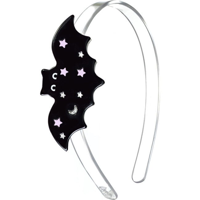 Starry Bat Headband, Black