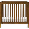 Gelato 4-in-1 Convertible Mini Crib, Natural Walnut & Gold Feet - Cribs - 1 - thumbnail