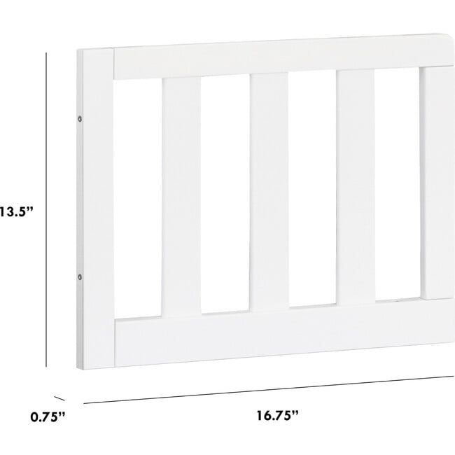 Mini Toddler Bed Conversion Kit for Otto Mini, White - Cribs - 3