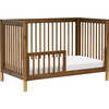 Gelato 4-in-1 Convertible Crib with Toddler Bed Conversion Kit, Natural Walnut & Gold Feet - Cribs - 5