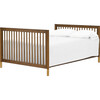 Gelato 4-in-1 Convertible Crib with Toddler Bed Conversion Kit, Natural Walnut & Gold Feet - Cribs - 7