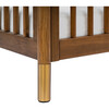 Gelato 4-in-1 Convertible Crib with Toddler Bed Conversion Kit, Natural Walnut & Gold Feet - Cribs - 8 - thumbnail