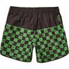 X Teenage Mutant Ninja Turtles® Mutant Checker Boardshorts, Turtle Green - Swim Trunks - 2