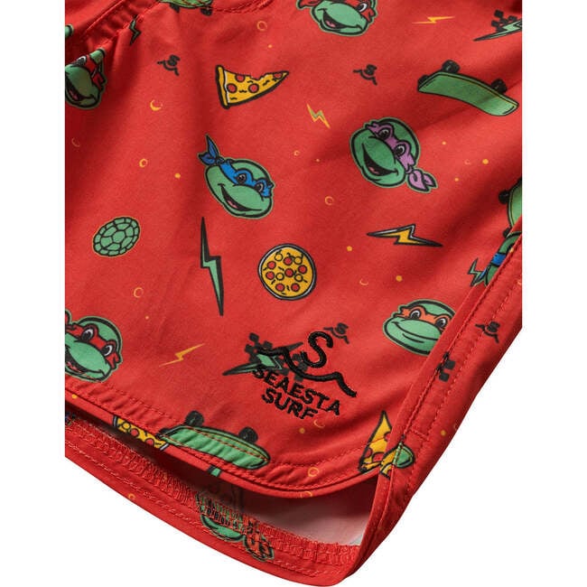 X Teenage Mutant Ninja Turtles® Turtle Power Boardshorts, Raph Red - Swim Trunks - 2