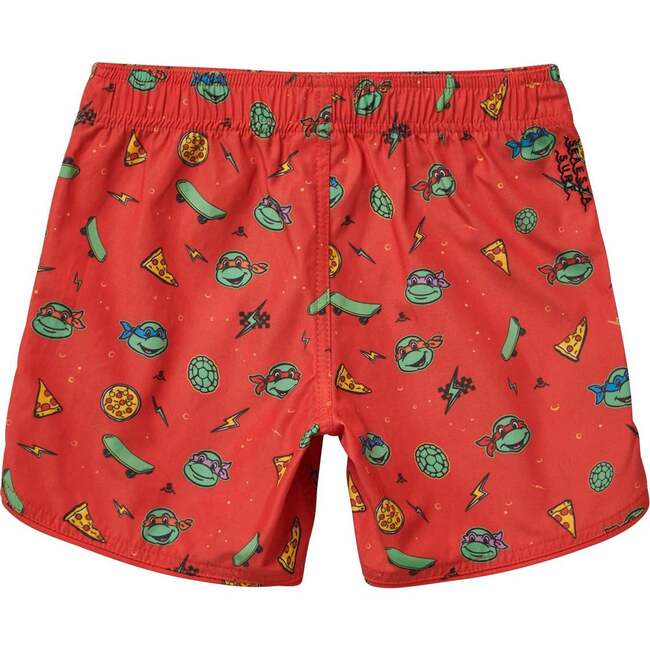 X Teenage Mutant Ninja Turtles® Turtle Power Boardshorts, Raph Red - Swim Trunks - 3