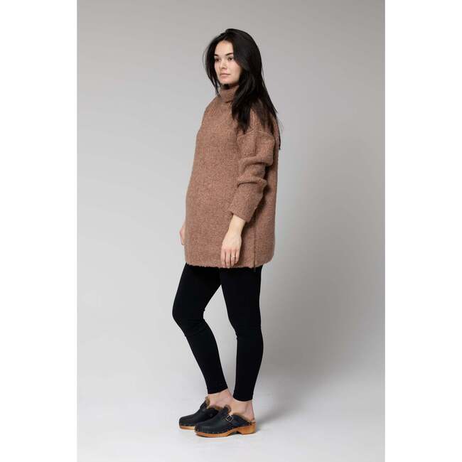 Women's Lia Sweater, Mocha - Sweaters - 3