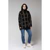 Women's Lia Sweater, Black Windowpane - Sweaters - 5