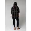 Women's Lia Sweater, Black Windowpane - Sweaters - 6