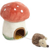 Toadstool Activity Toy, Red - Plush - 1 - thumbnail