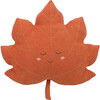 Maple Leaf Accent Decor Plush, Orange - Plush - 1 - thumbnail