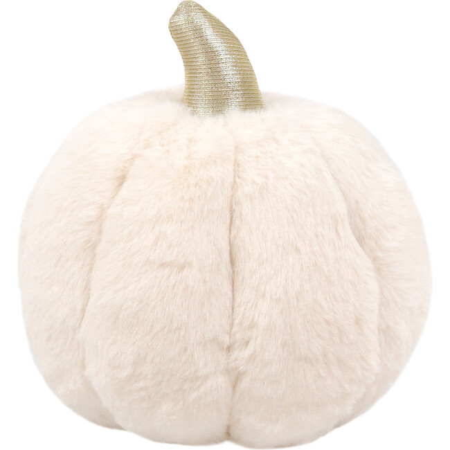 Plush Pumpkin, White