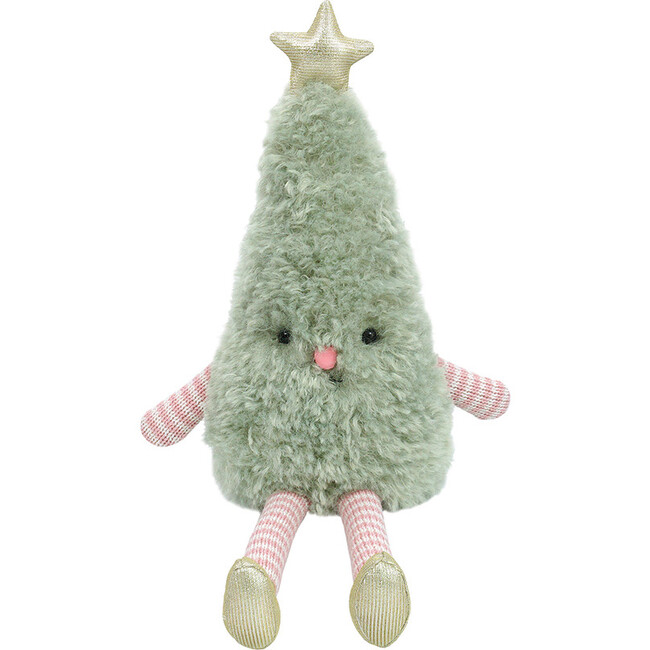 Joyful Christmas Tree Plush, Green