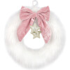 Festive Fur Wreath, White - Wreaths - 1 - thumbnail