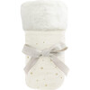 Celestial Velvet and Faux Fur Baby Blanket, White - Blankets - 1 - thumbnail