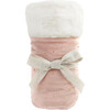 Celestial Velvet and Faux Fur Baby Blanket, Pink - Blankets - 1 - thumbnail