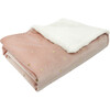 Celestial Velvet and Faux Fur Baby Blanket, Pink - Blankets - 2