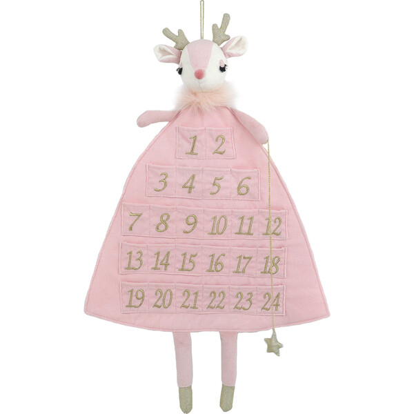 Reindeer Advent Calendar Pink MON AMI Advent Calendars Maisonette