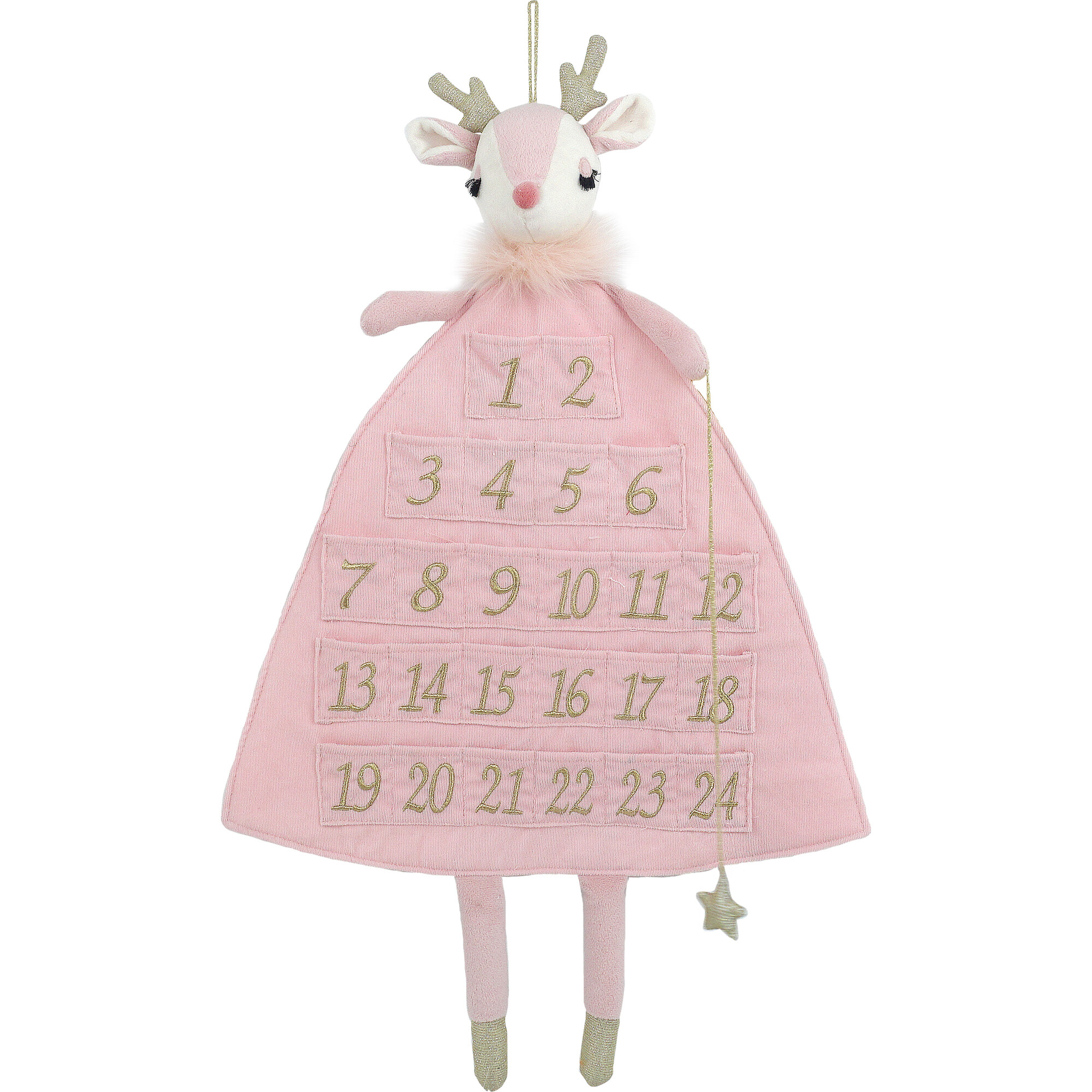 Reindeer Advent Calendar, Pink - Advent Calendars - 1