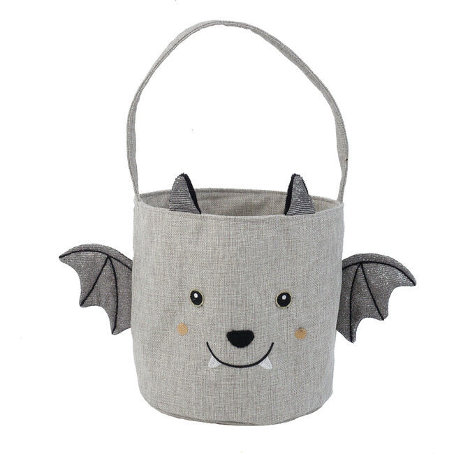 Bat Halloween Bag, Gray