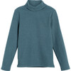 Kennedy Cozy Turtle Neck, Dusty Blue Slate - Shirts - 1 - thumbnail