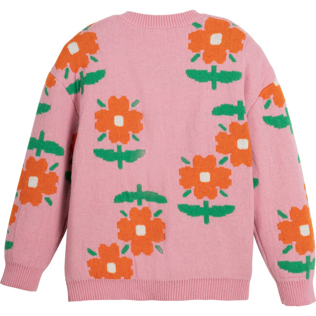 Women's Helen Sweater, Dusty Pink Floral