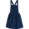 Michelle Pinafore Dress, Navy Blue - Dresses - 1 - thumbnail