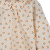 Rachel Collared Blouse, Cream & Orange Ditsy Flower - Shirts - 3 - thumbnail