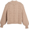 Women's Avery Cardigan, Oatmeal - Sweaters - 3