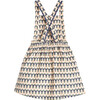 Michelle Pinafore Dress, Retro Pink & Navy Floral - Dresses - 2 - thumbnail